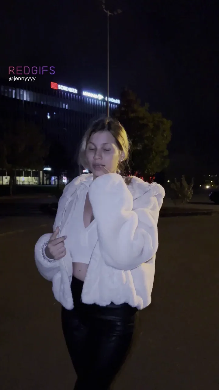 I'm always flashing my tits in public, even after our date nights