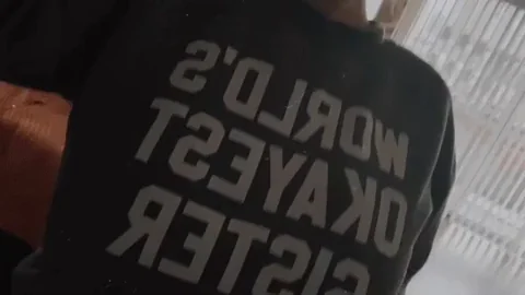 Think my brother would’ve still given me this if he knew I’d wear it while showing my tits on the internet?