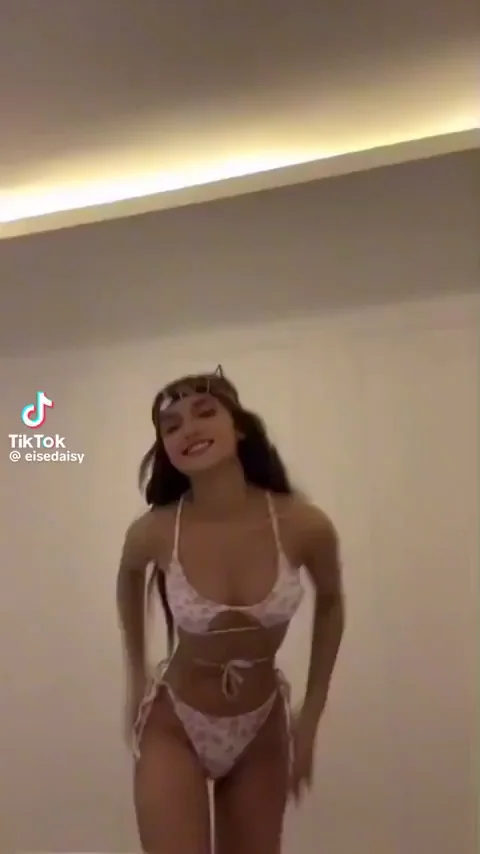 Petite TikTok Thot's Slutty Pink Bikini Twerk Tease