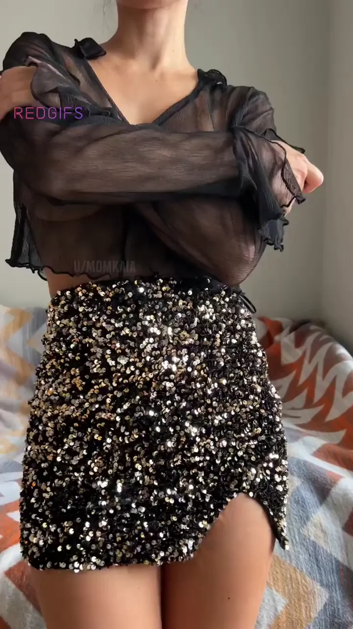 🔥 Boss Failed My Slutty Sheer Top & Sequin Skirt Test 😈