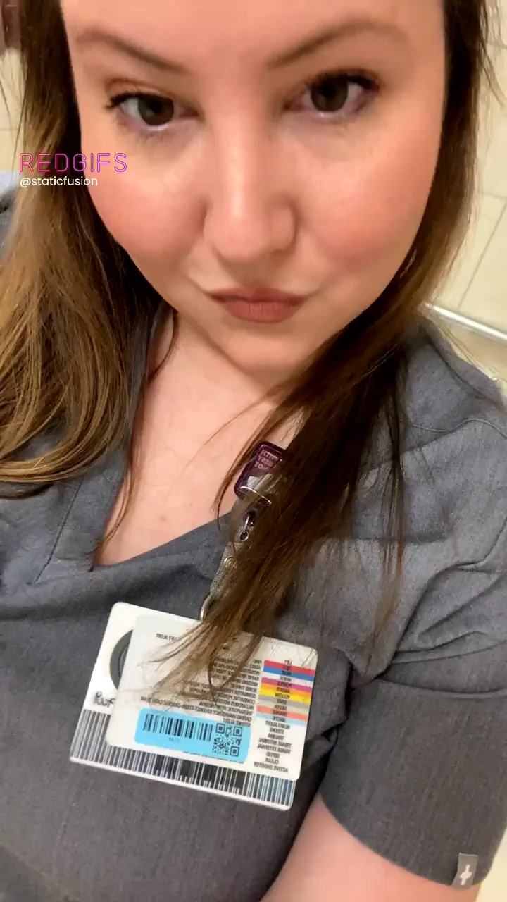 Getting naughty at work in my scrubs