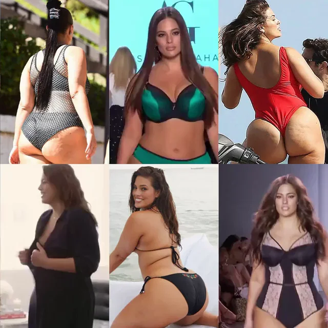 🍑 Ashley Graham's Juicy Thick Booty Tease 🔥
