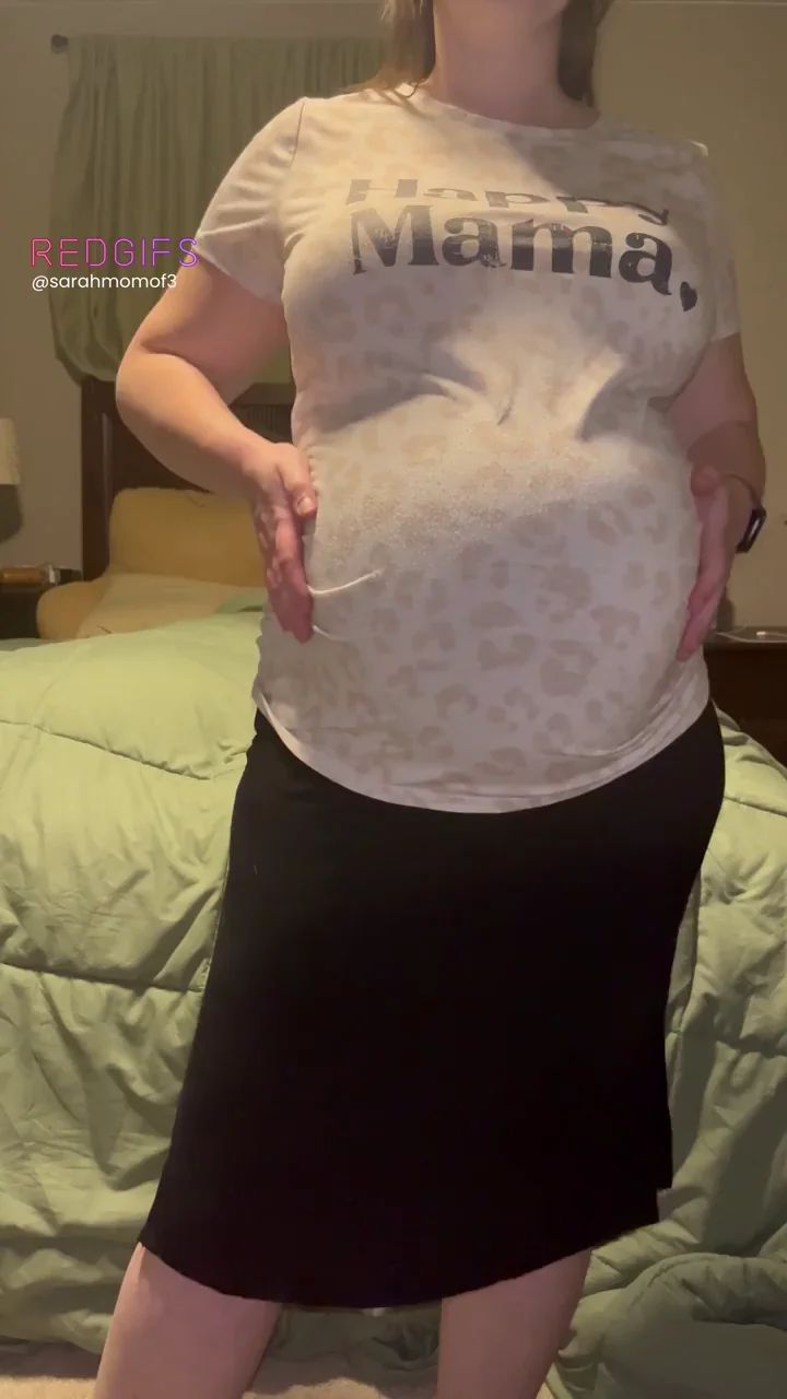 30 Weeks Preggo with Twins Belly Bulge! 👶🍑💦