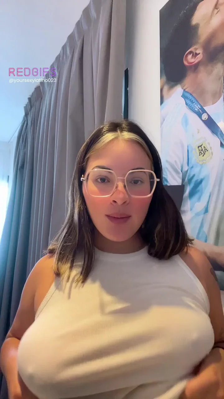 Messi or Ronaldo? Nah, Pick This Cute Latina's Massive Titty Drop! 🍈🍈💦