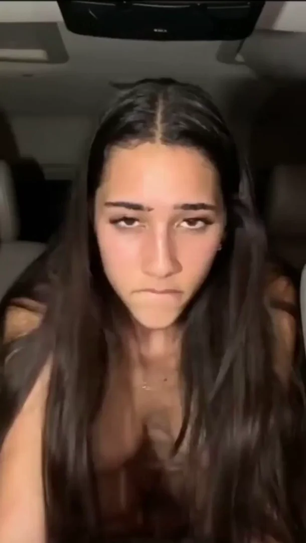 Busty Latina Slut Squeezes Massive Tits in Car 🚗💦🍈🍈