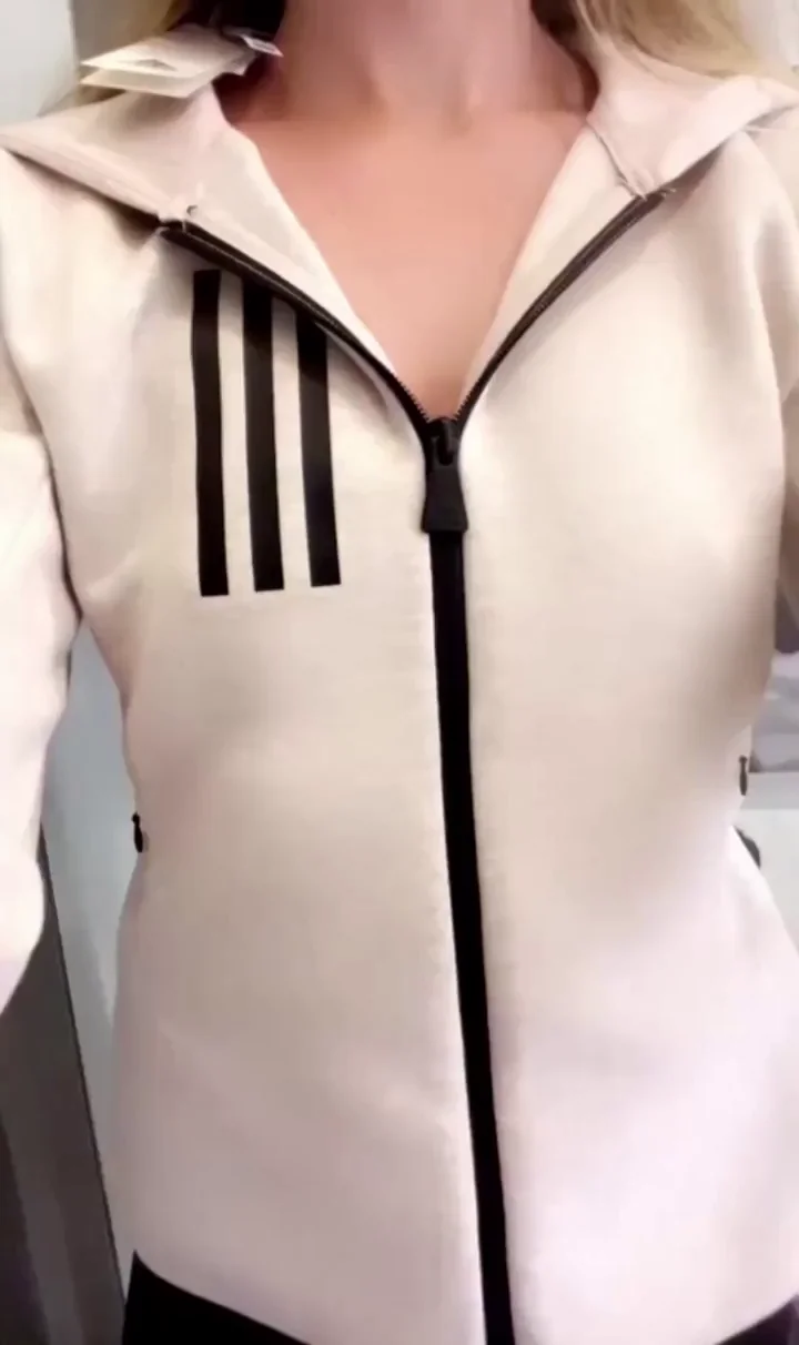 Aussie Blonde's Perky Small Titties Drop & Reveal 😍🍒 [OC]
