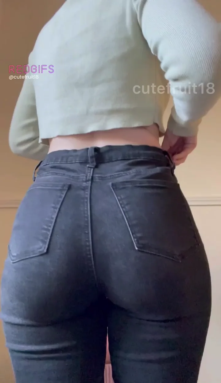 Cutefruit18's Slutty Ass Reveal: Pants Off, Panties Dropping for Your Cock 💕