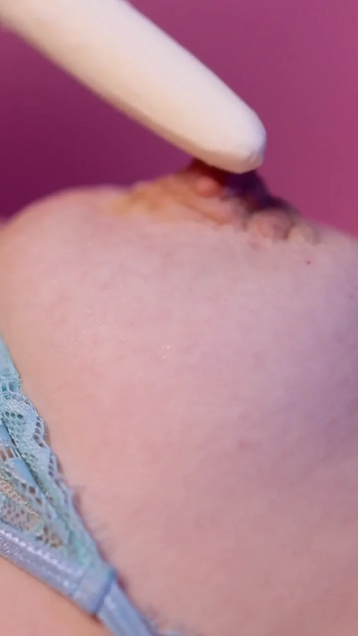 Ice cream on nipples, highly recommended as foreplay
