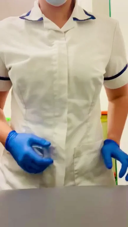 My nipples get so hard when I flash them in clinic... they are craving attention! ???