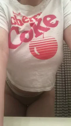 🔥 OC Cherry Coke Titty Drop Tease – Massive Jugs Bounce Out! 🍒💦