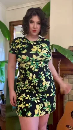 I love wearing sundresses with nothing underneath