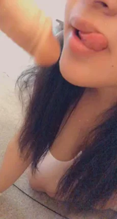 Let me suck you till u fill up my slutty mouth...?? [OC]