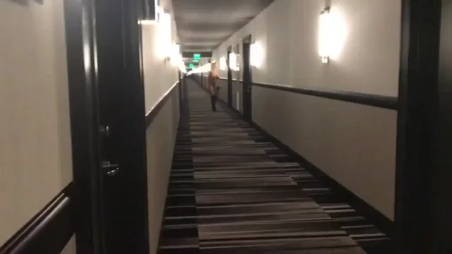 Big Tits Flashing Public Hotel Porn