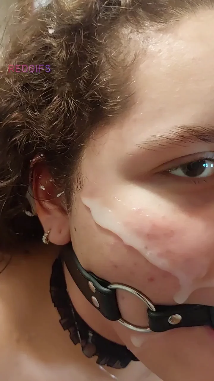 Cum-Drenched Slut Takes Load on Face 😈💦