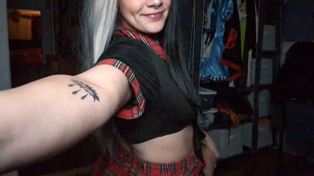 It's just an innocent school girl costume.