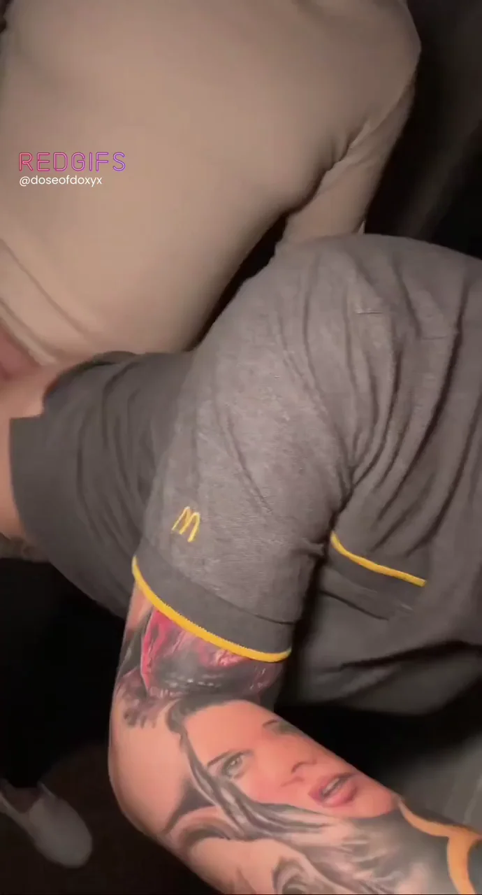 McDonald's Slut Begs Stranger's Thick Cock Out Back After 12-Hour Shift