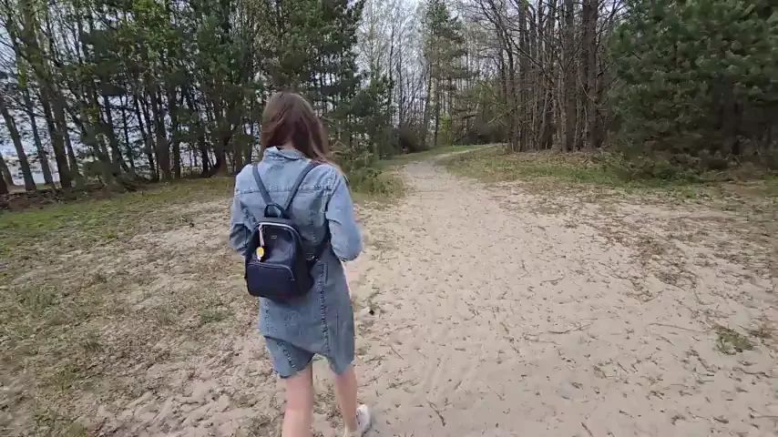 Almost Got Caught Flashing Outdoors