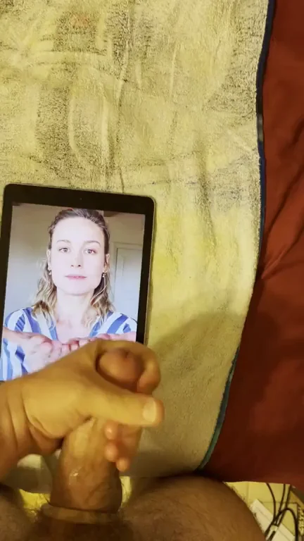 ——-NEW HERTSGIRLS SUB REDDIT ——— my bud jerkin his big hard cock 2 Brie Larson - and hot cum tribute - If u want 2 b fed celebs and porn and show off jerkin over them on a second screen - public or private sessions - add hertsgirls on k1k - second screen required