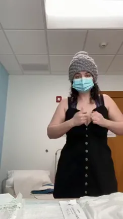 Stripping at work (reveal)
