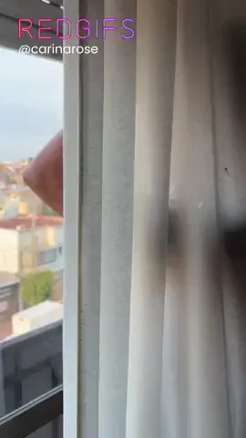 Wait for the Big Titty Surprise Behind the Curtains 😈🍑