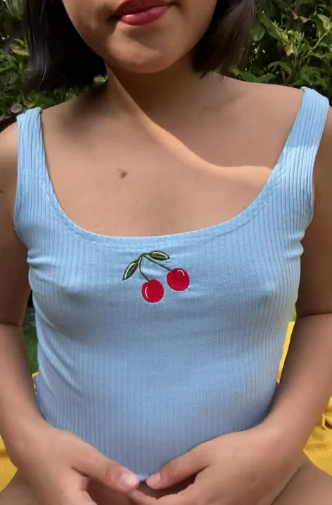 would you cum on my tiny asian tits