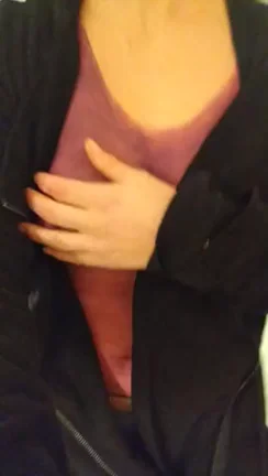 Library Slut's See-Thru Tit Flash 😈📚💦 [F]