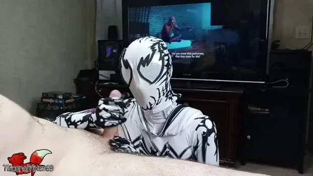 OC: I hope you enjoy watching me suck my roommate's cock!