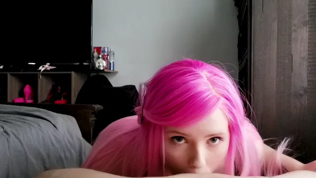 Throat-Fucking My Slutty Mouth with His Thick Cock 💖🍆
