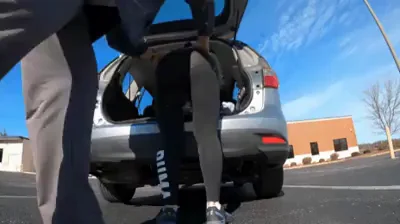 Sammi Starfish's Hilarious Yoga Pants Pantsing Prank - Parking Lot Wife Wedgie Exposed!