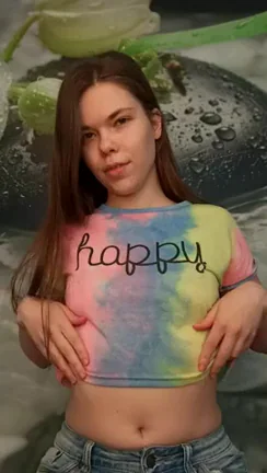 My little titties drop