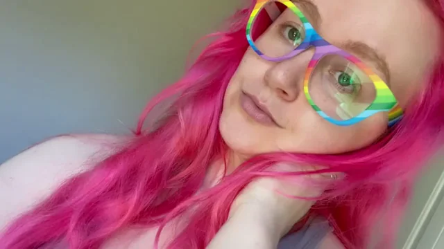 nerdy roommate who doesn’t realize how hard she gets you walking around like this ?