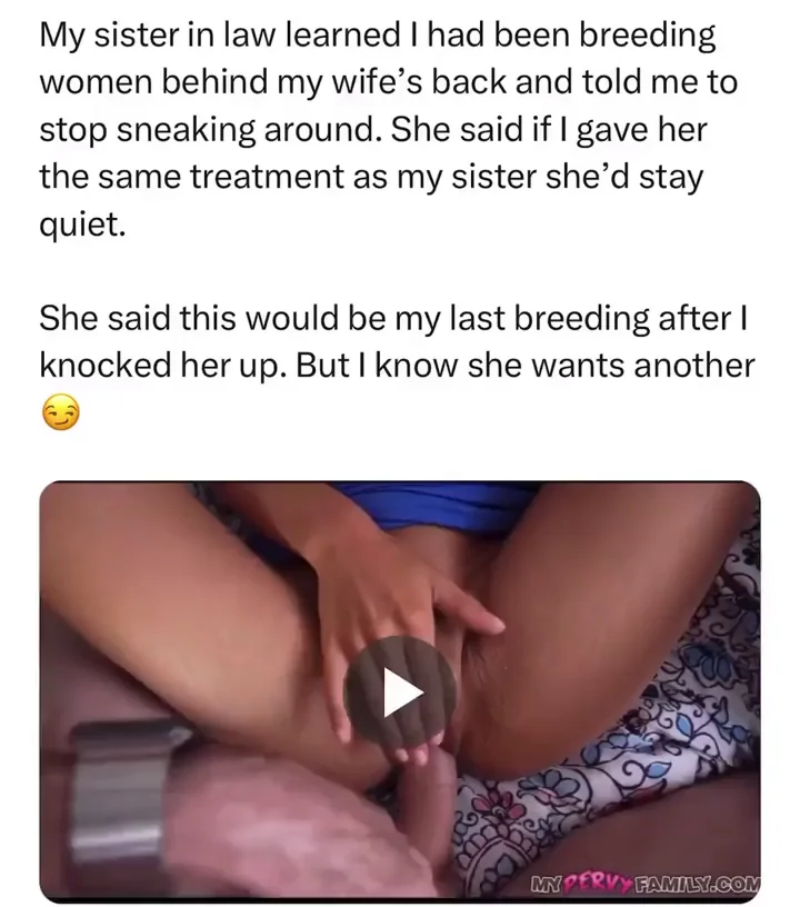 Sister in law wanted to be a mother too