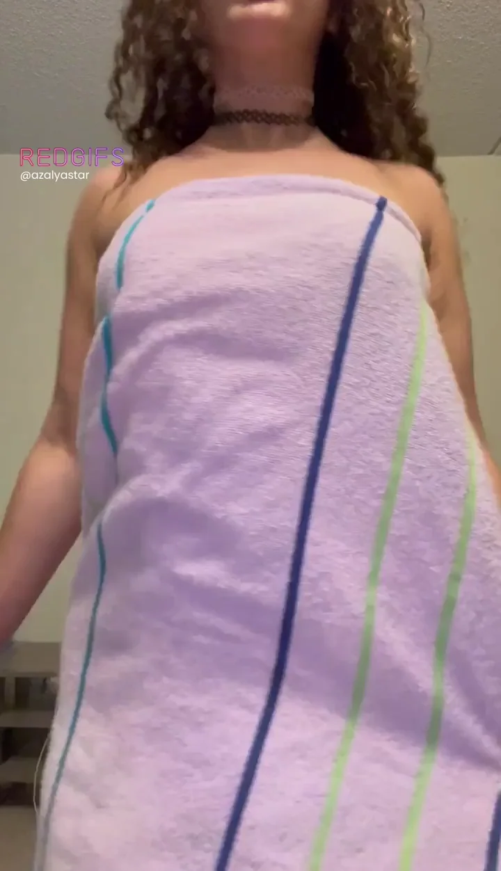 Oops.. I dropped my towel again