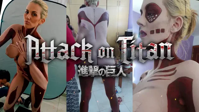 Opening-Cosplay of Female Titan by Becca Pifer