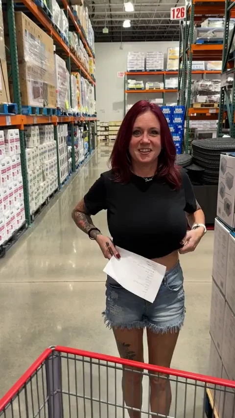 I want to flash you while shopping, what would you do