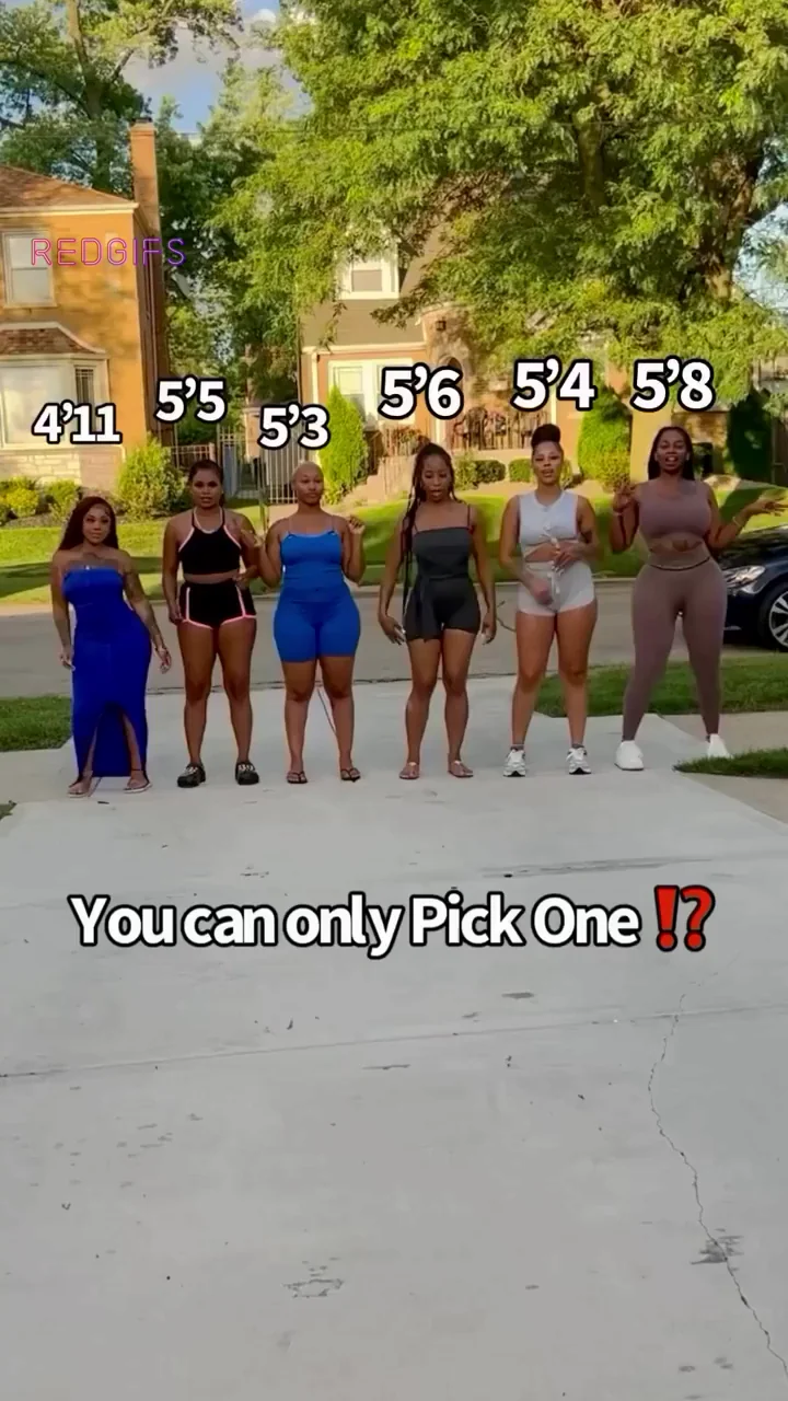Pick One Hottie! 🔥 Six Thick Ebony Babes Teasing 🍑