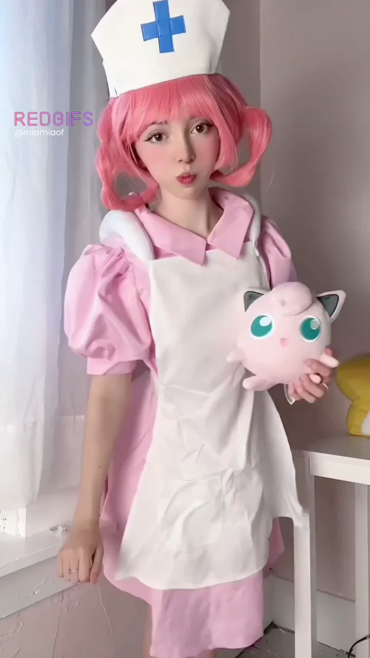 🔥 Nurse Joy Pokémon Cosplay Tease by Miamiaxof 💉🍑