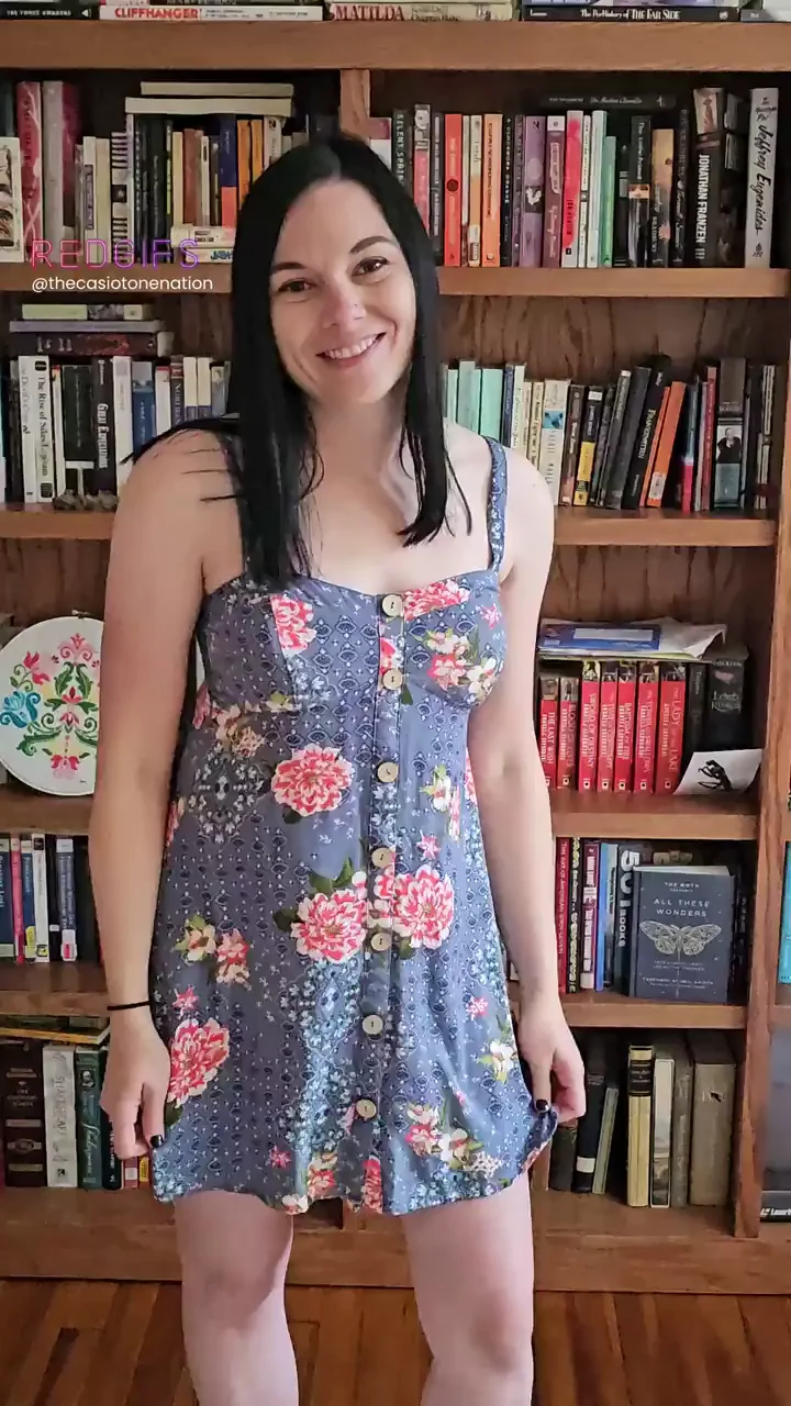 I never wear anything under this dress, making it perfect for teasing you.