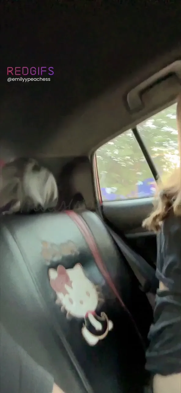 I’ll be driving, what are you gonna to do my wife at the back seat?