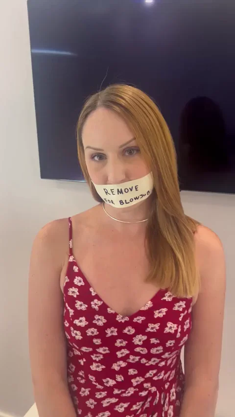 Rip Off My Tape? 😈🔥 Naughty Wife Tease