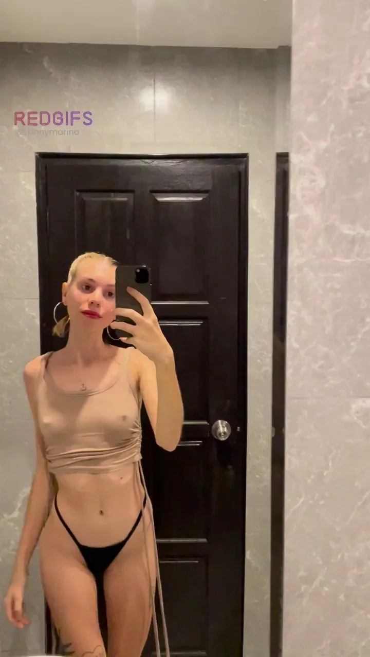 Egirl Tease: Wanna Get Naughty in My Bathroom Mirror?