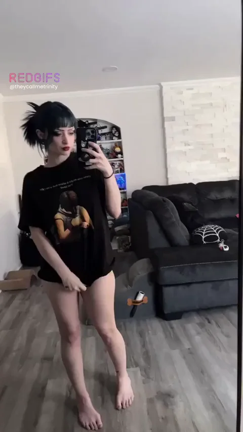 this is what happens when you take a goth doll home