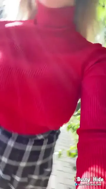 Busty Blonde Tease: Date This Turtleneck Temptress?
