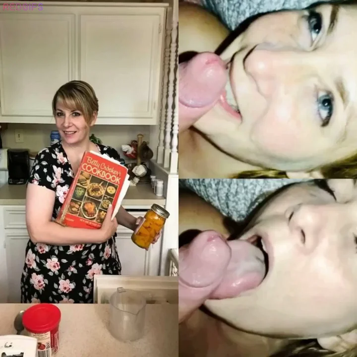 Betty Crocker before and after cum