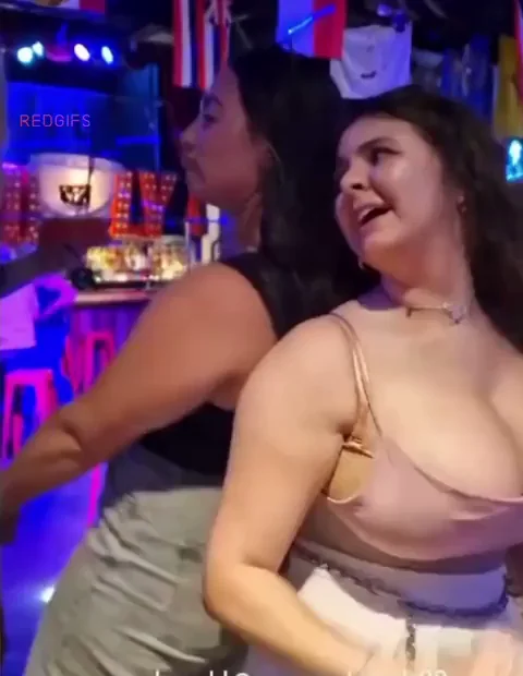 Bouncing busty boobies