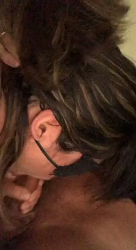Sloppy Deepthroat Spit Flood on Thick Cock