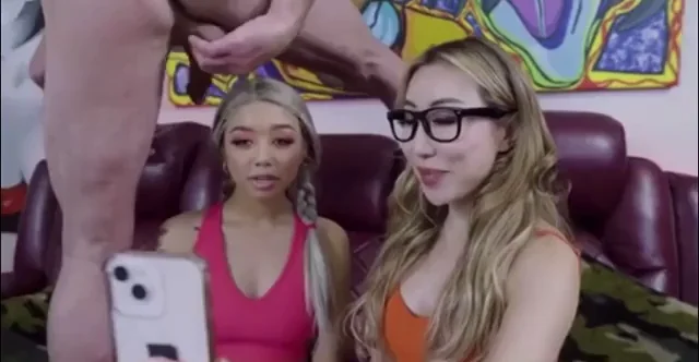 🧠 Oblivious Influencer Gags on Throatpie During Interview 😩💦