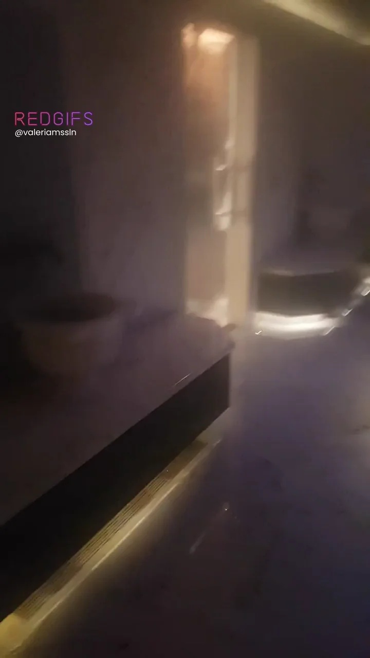 Naughty Asian Neighbor's Steamy Sauna Tease