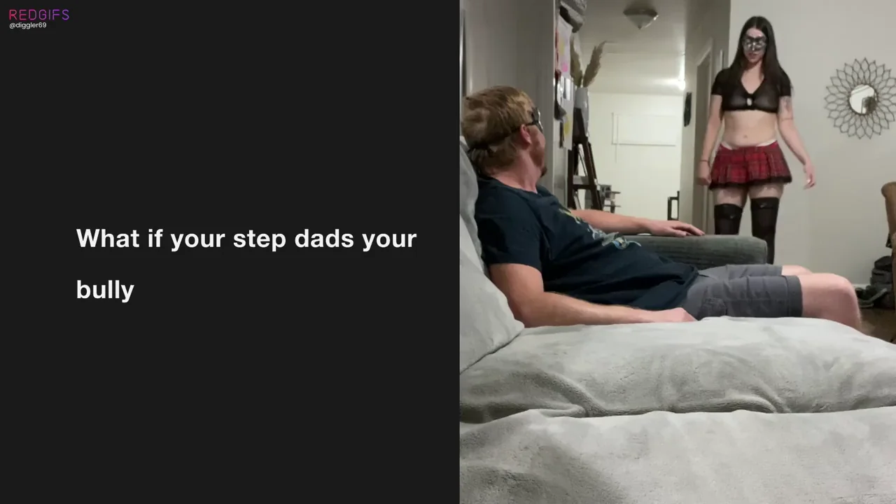 My step dads a dick but I love it