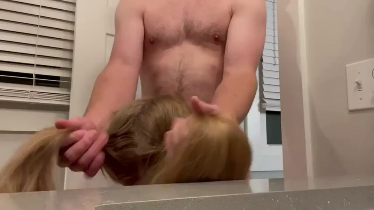 Blonde Slut Craves Brutal Face Fucking